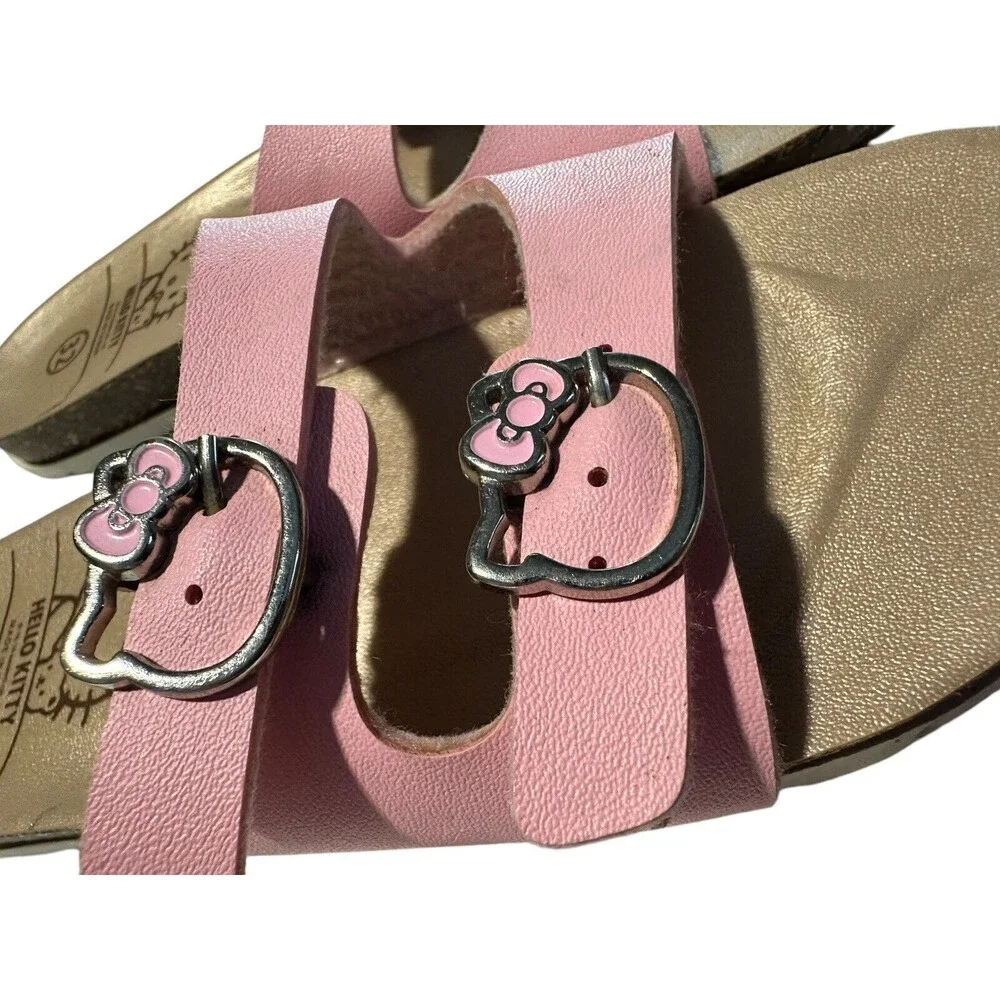 Hello Kitty Sanrio Kids Size 32 US 1 Slides Youth Girls Soft Pink Slip On #S34-1